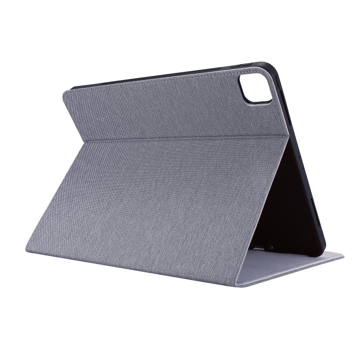 For iPad Pro 13 2024 Fabric Leather Tablet Case(Grey) - iPad Pro 13 2024 Cases by PMC Jewellery | Online Shopping South Africa | PMC Jewellery | Buy Now Pay Later Mobicred