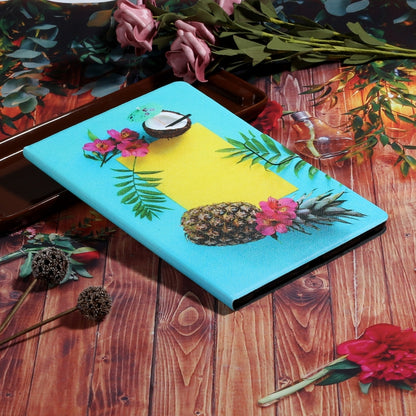 For iPad Pro 11 2024 Voltage Coloured Drawing Smart Leather Tablet Case(Pineapple) - iPad Pro 11 2024 Cases by PMC Jewellery | Online Shopping South Africa | PMC Jewellery | Buy Now Pay Later Mobicred