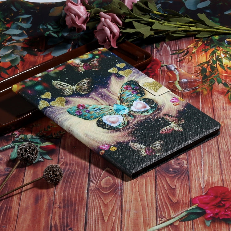 For iPad Pro 11 2024 Voltage Coloured Drawing Smart Leather Tablet Case(Butterflies) - iPad Pro 11 2024 Cases by PMC TechLife | Online Shopping South Africa | PMC TechLife | Buy Now Pay Later Mobicred