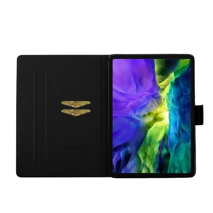 For iPad Pro 11 2024 Voltage Coloured Drawing Smart Leather Tablet Case(Blue Mandala) - iPad Pro 11 2024 Cases by PMC TechLife | Online Shopping South Africa | PMC TechLife | Buy Now Pay Later Mobicred