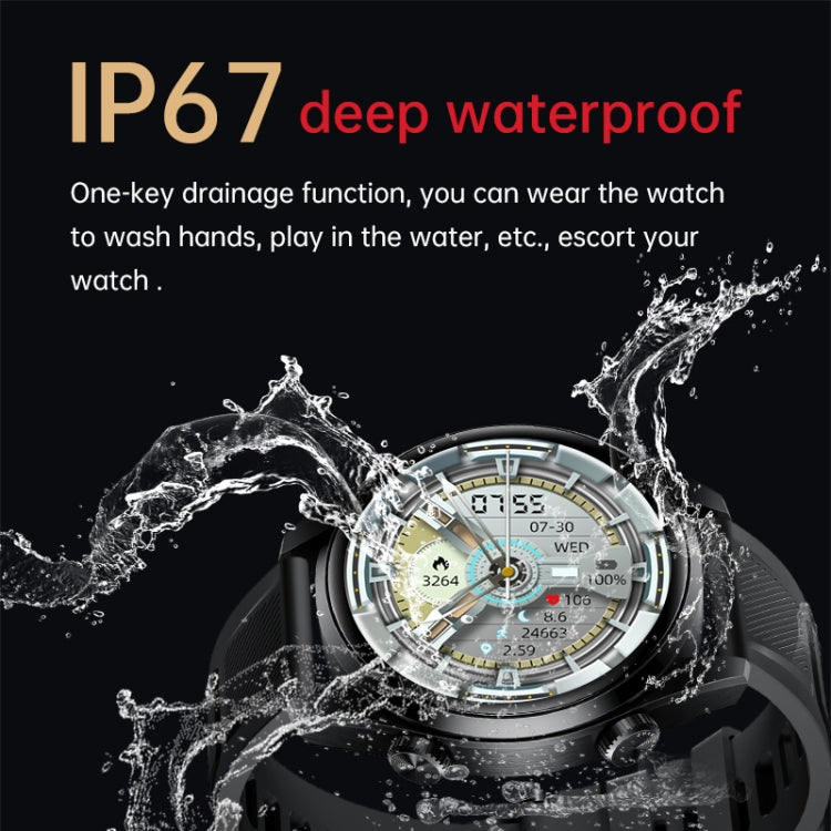 WS-11 1.43 inch IP67 Sport Smart Watch, Support Bluetooth Call / Sleep / Blood Oxygen / Heart Rate / Blood Pressure Health Monitor(Silver) - Smart Watches by PMC TechLife | Online Shopping South Africa | PMC TechLife | Buy Now Pay Later Mobicred