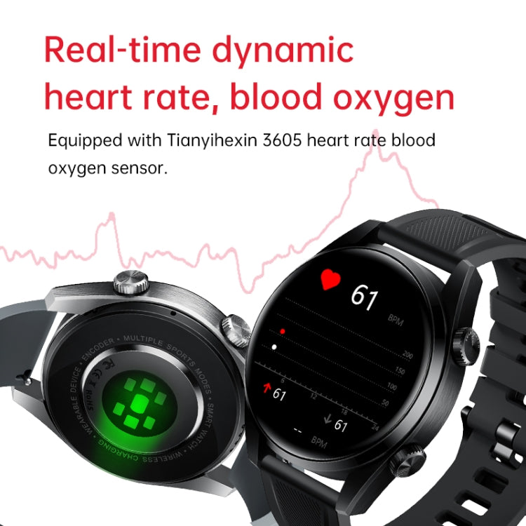 WS-11 1.43 inch IP67 Sport Smart Watch, Support Bluetooth Call / Sleep / Blood Oxygen / Heart Rate / Blood Pressure Health Monitor(Silver) - Smart Watches by PMC TechLife | Online Shopping South Africa | PMC TechLife | Buy Now Pay Later Mobicred