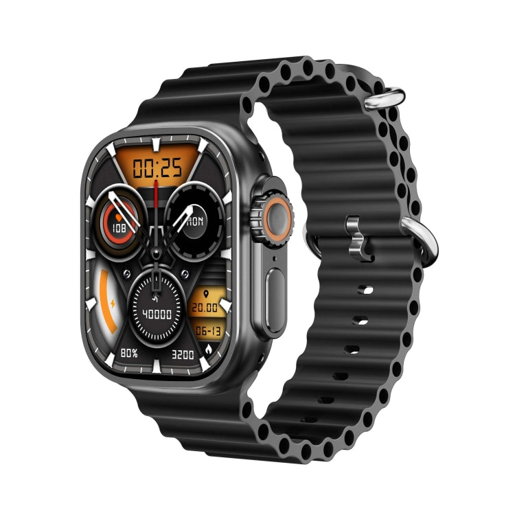 WS12 ULTRA 2 2.2 inch Sport Smart Watch, Support Payment Code / Bluetooth Call / Sleep / Blood Oxygen / Heart Rate / Blood Pressure Health Monitor(Black) - Smart Watches by PMC TechLife | Online Shopping South Africa | PMC TechLife | Buy Now Pay Later Mobicred