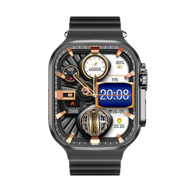 WS12 ULTRA 2 2.2 inch Sport Smart Watch, Support Payment Code / Bluetooth Call / Sleep / Blood Oxygen / Heart Rate / Blood Pressure Health Monitor(Black) - Smart Watches by PMC TechLife | Online Shopping South Africa | PMC TechLife | Buy Now Pay Later Mobicred