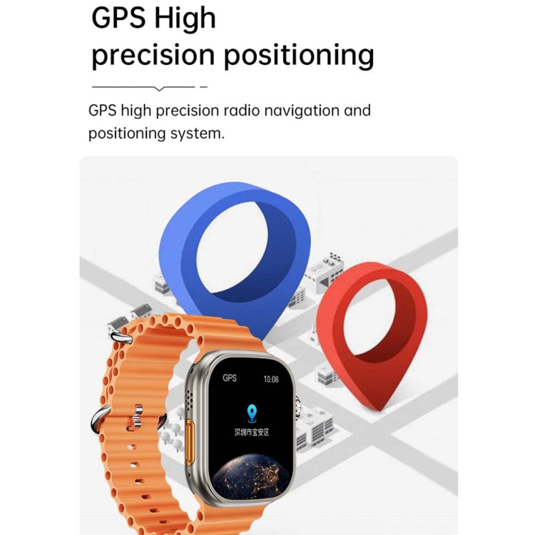 WS12 ULTRA 2 2.2 inch Sport Smart Watch, Support Payment Code / Bluetooth Call / Sleep / Blood Oxygen / Heart Rate / Blood Pressure Health Monitor(Black) - Smart Watches by PMC TechLife | Online Shopping South Africa | PMC TechLife | Buy Now Pay Later Mobicred