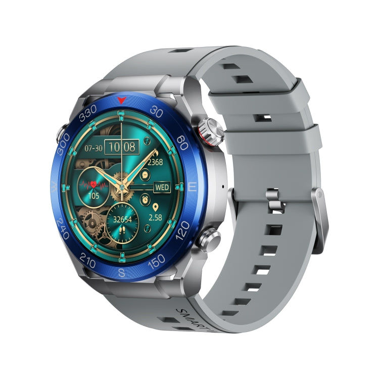 WS-20 1.43 inch IP67 Sport Smart Watch Support Bluetooth Call / Sleep / Blood Oxygen / Heart Rate / Blood Pressure Health Monitor, Silicone Strap(Silver) - Smart Watches by PMC TechLife | Online Shopping South Africa | PMC TechLife | Buy Now Pay Later Mobicred