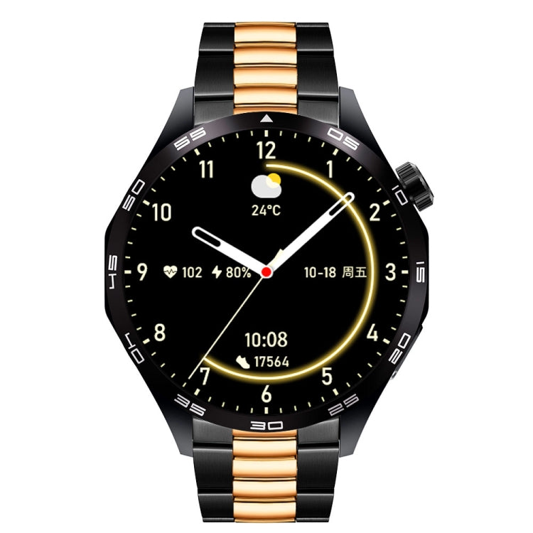 WS-26 1.52 inch IP67 Sport Smart Watch Support Bluetooth Call / Sleep / Blood Oxygen / Heart Rate / Blood Pressure Health Monitor, Steel Strap(Black) - Smart Watches by PMC TechLife | Online Shopping South Africa | PMC TechLife | Buy Now Pay Later Mobicred