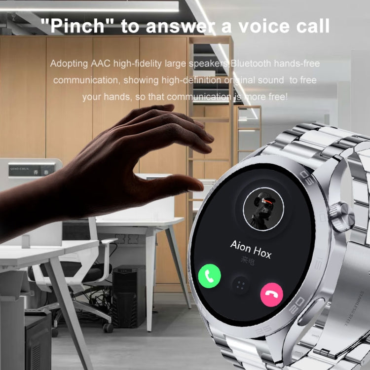 WS-26 1.52 inch IP67 Sport Smart Watch Support Bluetooth Call / Sleep / Blood Oxygen / Heart Rate / Blood Pressure Health Monitor, Steel Strap(Silver) - Smart Watches by PMC TechLife | Online Shopping South Africa | PMC TechLife | Buy Now Pay Later Mobicred