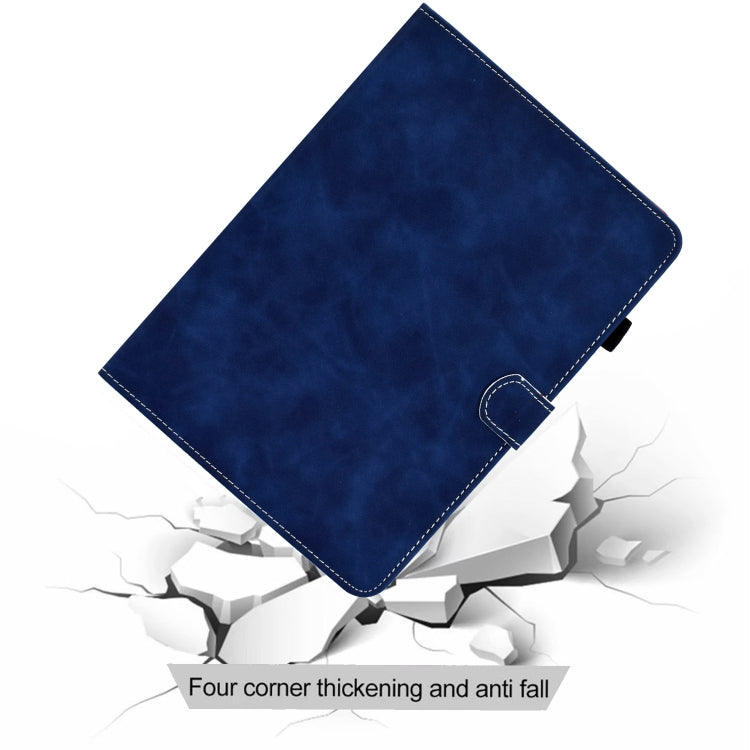 For iPad Pro 11 2024 Cowhide Texture Tablet Leather Smart Case(Blue) - iPad Pro 11 2024 Cases by PMC Jewellery | Online Shopping South Africa | PMC Jewellery | Buy Now Pay Later Mobicred