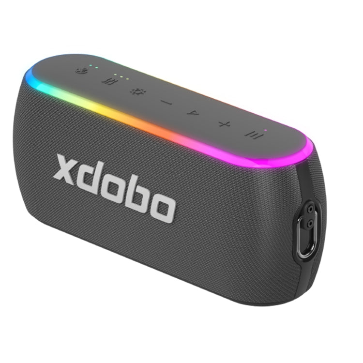 Xdobo X8 III BT5.3 IPX7 Wireless Speaker with RGB Light, Support Bluetooth/TF Card/USB/AUX(Grey) - free shipping - PMC Jewellery - Order now!