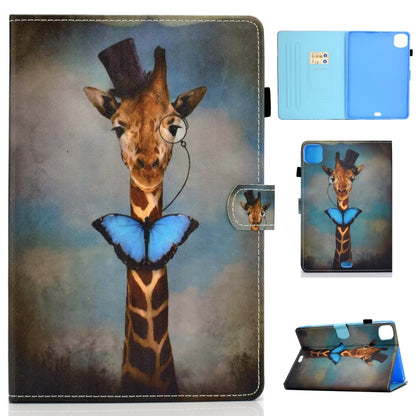 For iPad Pro 11 2024 Painted Stitching Smart Leather Tablet Case(Deer) - iPad Pro 11 2024 Cases by PMC Jewellery | Online Shopping South Africa | PMC Jewellery | Buy Now Pay Later Mobicred