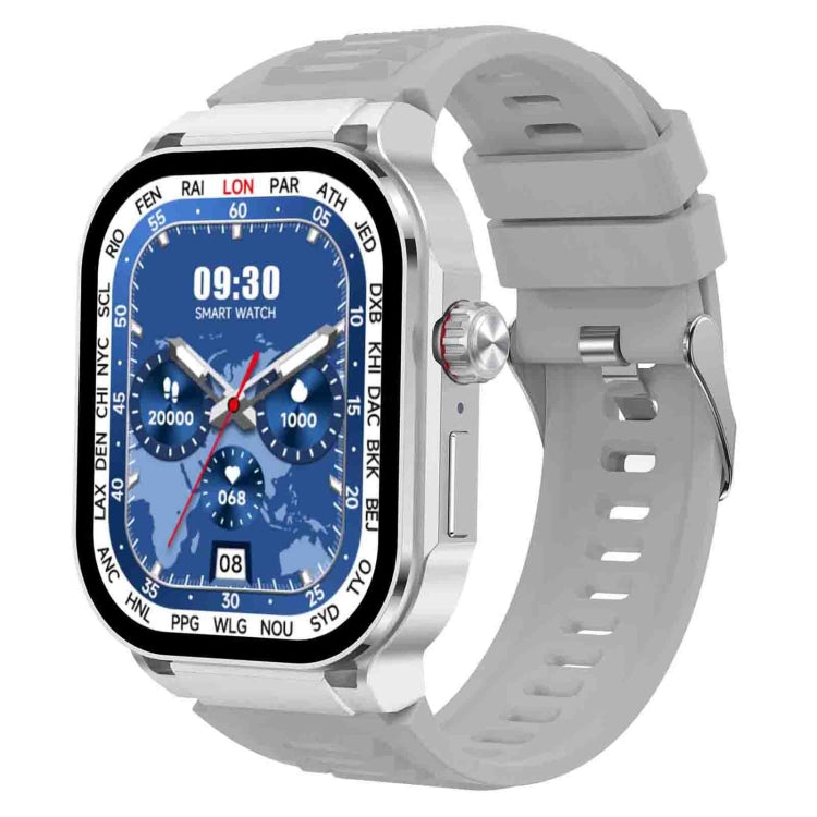 G40S 2.06 inch IP67 BT5.2 Sport Smart Watch, Support Bluetooth Call / Sleep / Blood Oxygen / Heart Rate / Blood Pressure Health Monitor(Grey) - Smart Watches by PMC TechLife | Online Shopping South Africa | PMC TechLife | Buy Now Pay Later Mobicred