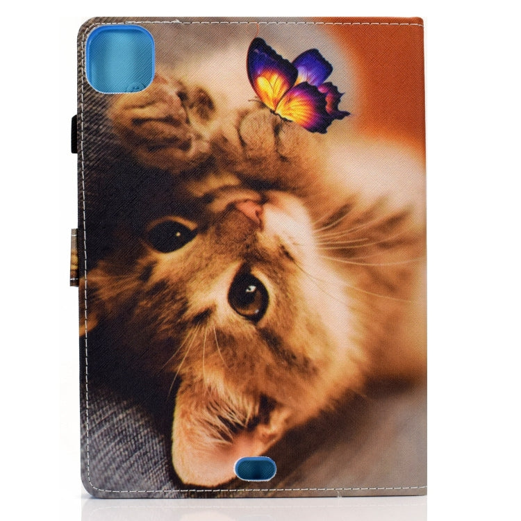 For iPad Pro 11 2024 Painted Stitching Smart Leather Tablet Case(Butterfly Cat) - iPad Pro 11 2024 Cases by PMC Jewellery | Online Shopping South Africa | PMC Jewellery | Buy Now Pay Later Mobicred