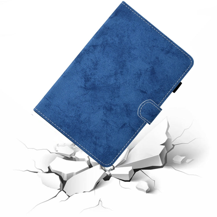 For iPad Pro 11 2024 Marble Style Cloth Texture Smart Leather Tablet Case(Blue) - iPad Pro 11 2024 Cases by PMC TechLife | Online Shopping South Africa | PMC TechLife | Buy Now Pay Later Mobicred