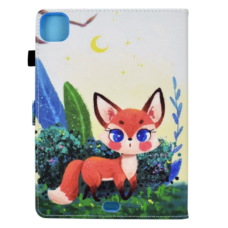 For iPad Pro 11 2024 Colored Drawing Sewing Smart Leather Tablet Case(Little Fox) - iPad Pro 11 2024 Cases by PMC Jewellery | Online Shopping South Africa | PMC Jewellery | Buy Now Pay Later Mobicred