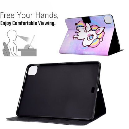 For iPad Pro 11 2024 Colored Drawing Smart Leather Tablet Case(Colored Pony) - iPad Pro 11 2024 Cases by PMC Jewellery | Online Shopping South Africa | PMC Jewellery | Buy Now Pay Later Mobicred