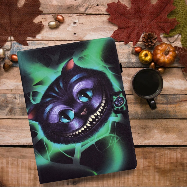 For iPad Pro 11 2024 Colored Drawing Smart Leather Tablet Case(Big Headed Cat) - iPad Pro 11 2024 Cases by PMC Jewellery | Online Shopping South Africa | PMC Jewellery | Buy Now Pay Later Mobicred