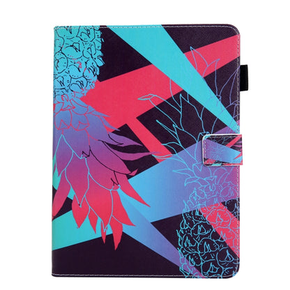 For iPad Pro 11 2024 Colored Drawing Leather Smart Tablet Case(Dazzling Pineapple) - iPad Pro 11 2024 Cases by PMC Jewellery | Online Shopping South Africa | PMC Jewellery | Buy Now Pay Later Mobicred