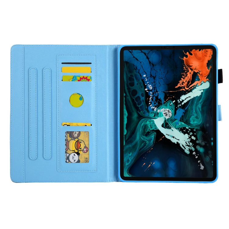 For iPad Pro 11 2024 Colored Drawing Leather Smart Tablet Case(Pear Flowers) - iPad Pro 11 2024 Cases by PMC TechLife | Online Shopping South Africa | PMC TechLife | Buy Now Pay Later Mobicred