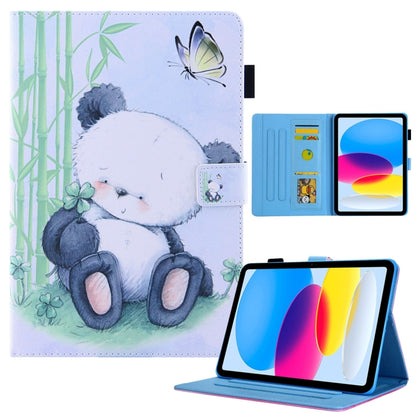 For iPad Pro 11 2024 Colored Drawing Leather Smart Tablet Case(Panda) - iPad Pro 11 2024 Cases by PMC Jewellery | Online Shopping South Africa | PMC Jewellery | Buy Now Pay Later Mobicred