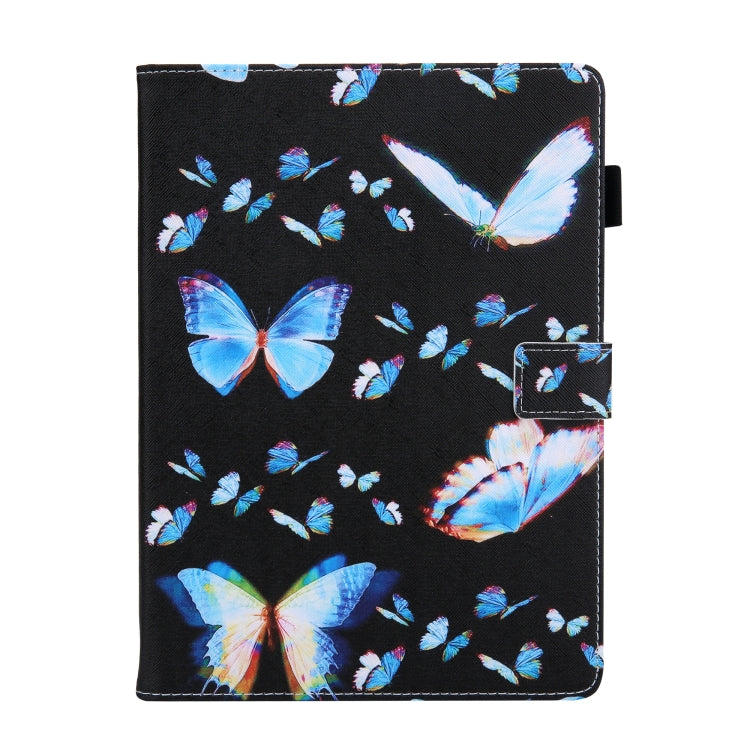 For iPad Pro 11 2024 Colored Drawing Leather Smart Tablet Case(Dream Blue Butterfly) - iPad Pro 11 2024 Cases by PMC Jewellery | Online Shopping South Africa | PMC Jewellery | Buy Now Pay Later Mobicred