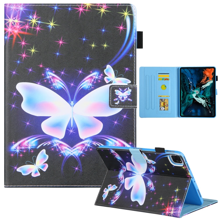 For iPad Pro 11 2024 Colored Drawing Leather Smart Tablet Case(Big Color Butterfly) - iPad Pro 11 2024 Cases by PMC Jewellery | Online Shopping South Africa | PMC Jewellery | Buy Now Pay Later Mobicred