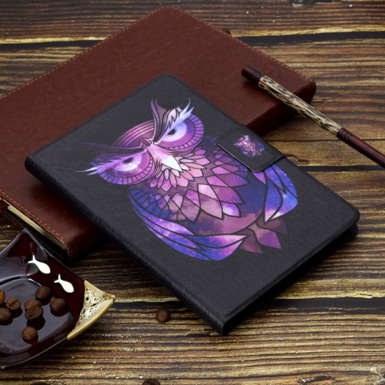 For iPad Pro 11 2024 Voltage Colored Drawing Smart Leather Tablet Case(Owl) - iPad Pro 11 2024 Cases by PMC Jewellery | Online Shopping South Africa | PMC Jewellery | Buy Now Pay Later Mobicred