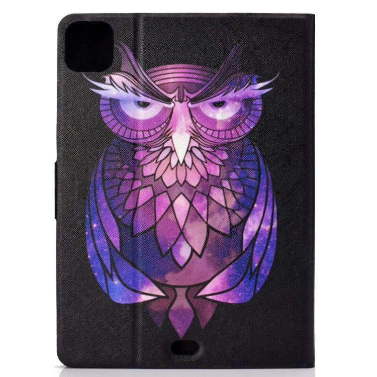 For iPad Pro 11 2024 Voltage Colored Drawing Smart Leather Tablet Case(Owl) - iPad Pro 11 2024 Cases by PMC Jewellery | Online Shopping South Africa | PMC Jewellery | Buy Now Pay Later Mobicred