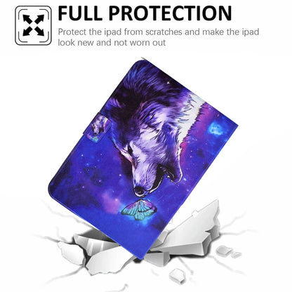 For iPad Pro 11 2024 Voltage Colored Drawing Smart Leather Tablet Case(Butterfly Wolf) - iPad Pro 11 2024 Cases by PMC Jewellery | Online Shopping South Africa | PMC Jewellery | Buy Now Pay Later Mobicred