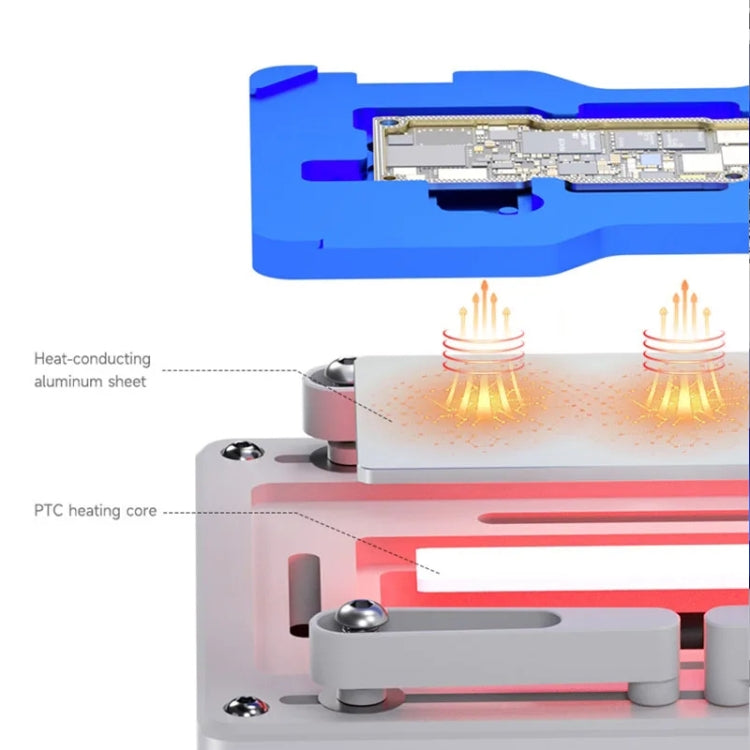 Mechanic Heat Air Desoldering Station Molds For iPhone 15 Series - BGA Stencils by MECHANIC | Online Shopping South Africa | PMC TechLife | Buy Now Pay Later Mobicred