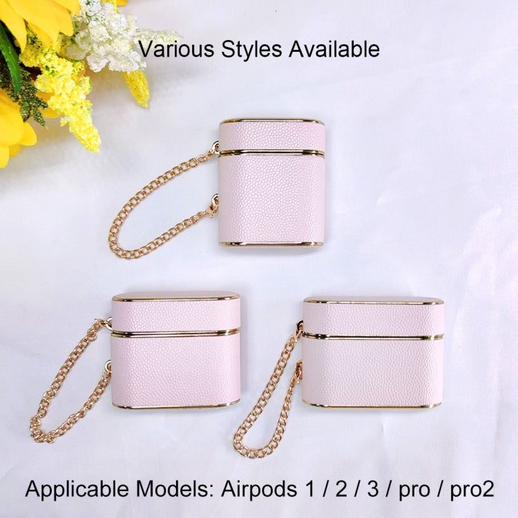 For AirPods 2 / 1 Cylindrical Ball Texture Bluetooth Earphone Protective Case(Khaki) - For AirPods 1/2 by PMC Jewellery | Online Shopping South Africa | PMC Jewellery | Buy Now Pay Later Mobicred