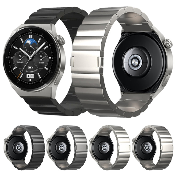 22mm One-Bead Magnetic Buckle Titanium Metal Watch Band(Titanium Color) - free shipping - PMc TechLife - Order now!
