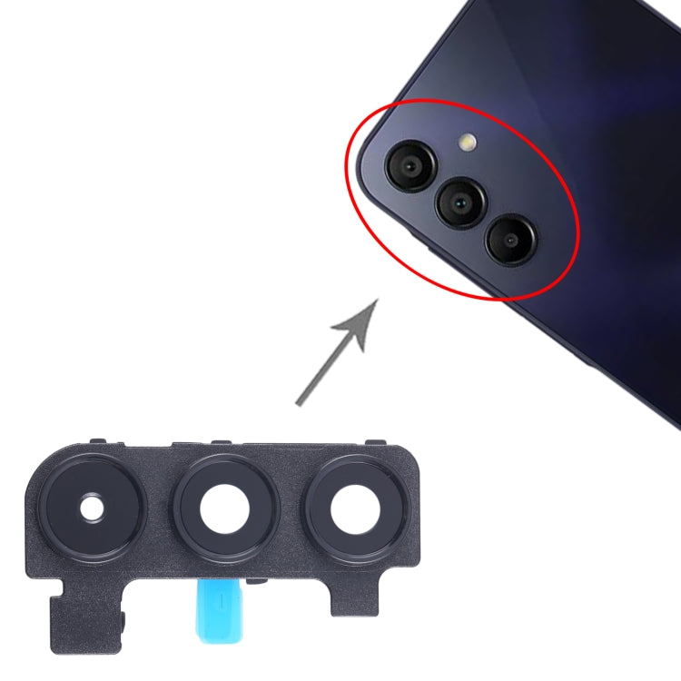 For Samsung Galaxy A15 5G SM-A156B 10pcs Original Rear Camera Lens Cover(Black) - free shipping - PMc TechLife - Order now!