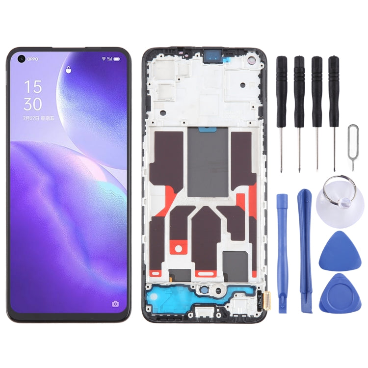 For OPPO Find X3 Lite OLED LCD Screen Digitizer Full Assembly with Frame - LCD Screen by PMC Jewellery | Online Shopping South Africa | PMC Jewellery | Buy Now Pay Later Mobicred