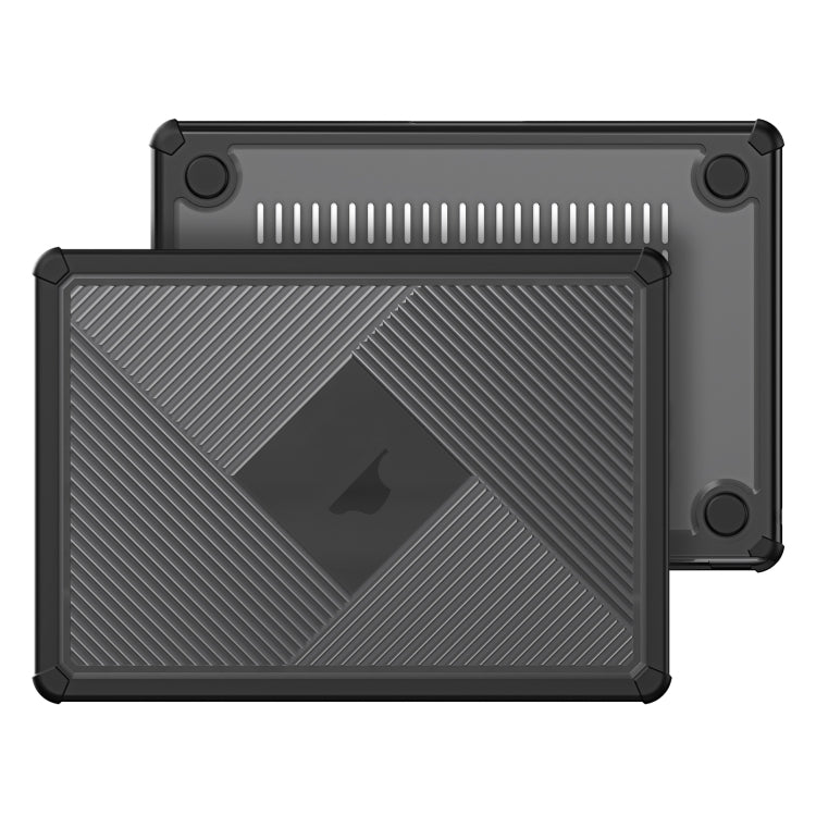 For MacBook Air 13.6 2022/2024 A2681 DUX DUCIS LCGH Laptop Frosted Protective Case(Black) - free shipping - PMC TechLife - Order now!