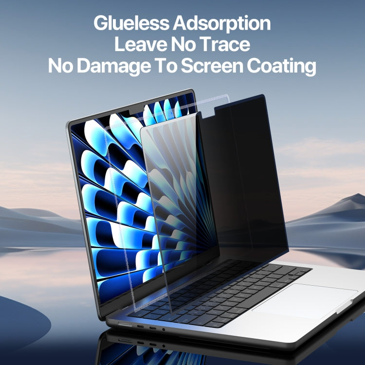 For MacBook Air 13.6 2022/2024 A2681 DUX DUCIS LCGH Laptop Privacy Tempered Glass Film - Screen Protectors by DUX DUCIS | Online Shopping South Africa | PMC TechLife | Buy Now Pay Later Mobicred