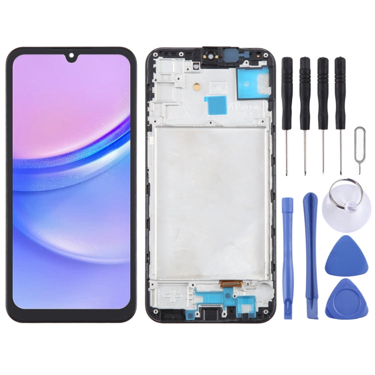 For Samsung Galaxy A15 5G SM-A156B 6.36inch OLED LCD Screen Digitizer Full Assembly with Frame - free shipping - PMc TechLife - Order now!