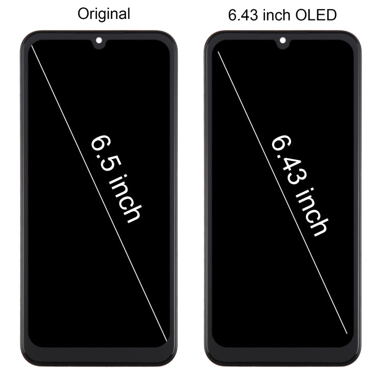 For Samsung Galaxy A24 SM-A245F 6.43inch OLED LCD Screen Digitizer Full Assembly with Frame - free shipping - PMc TechLife - Order now!
