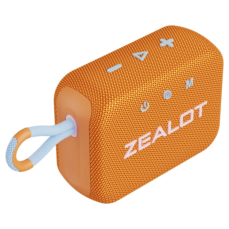 Zealot S75 Portable Outdoor IPX6 Waterproof Bluetooth Speaker(Orange) - Waterproof Speaker by ZEALOT | Online Shopping South Africa | PMC Jewellery | Buy Now Pay Later Mobicred