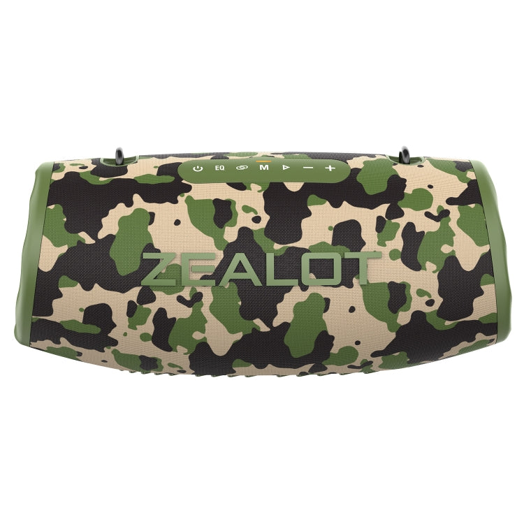 Zealot S87 80W Portable Outdoor Bluetooth Speaker with RGB Light(Camouflage) - Waterproof Speaker by ZEALOT | Online Shopping South Africa | PMC Jewellery | Buy Now Pay Later Mobicred