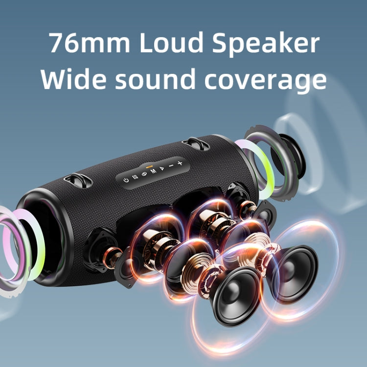 Zealot S87 80W Portable Outdoor Bluetooth Speaker with RGB Light(Camouflage) - free shipping - PMC Jewellery - Order now!