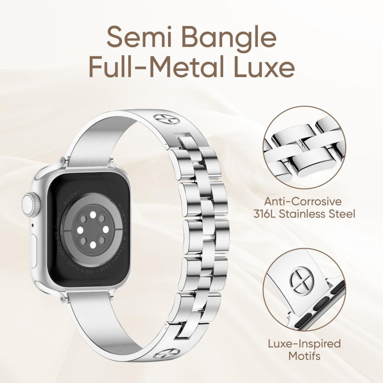 For Apple Watch Ultra 49mm Cross Bracelet Stainless Steel Watch Band(Black) - free shipping - PMC TechLife - Order now!