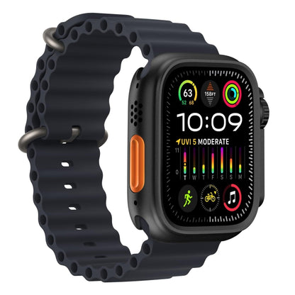 For Apple Watch Series 6 / 5 / 4 / SE 44mm Change to Ultra 49mm Alloy Watch Case(Black) - Watch Cases by PMC Jewellery | Online Shopping South Africa | PMC Jewellery | Buy Now Pay Later Mobicred