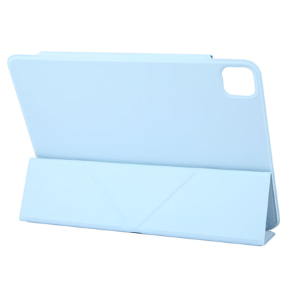 For iPad Pro 13 2024 Y-Shape Double-sided Clip Magnetic Smart Tablet Case(Blue) - iPad Pro 13 2024 Cases by PMC Jewellery | Online Shopping South Africa | PMC Jewellery | Buy Now Pay Later Mobicred