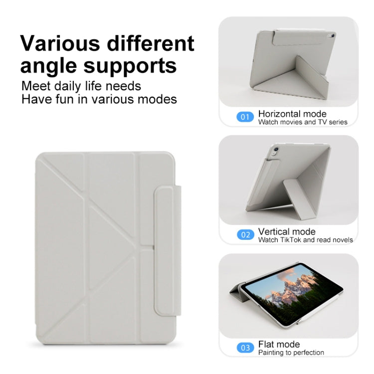 For iPad Pro 13 2024 Y-Shape Double-sided Clip Magnetic Smart Tablet Case(Blue) - iPad Pro 13 2024 Cases by PMC TechLife | Online Shopping South Africa | PMC TechLife | Buy Now Pay Later Mobicred