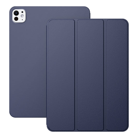 For iPad Pro 13 2024 Ultra-thin Double-sided Clip Magnetic Smart Tablet Case(Dark Blue) - iPad Pro 13 2024 Cases by PMC Jewellery | Online Shopping South Africa | PMC Jewellery | Buy Now Pay Later Mobicred