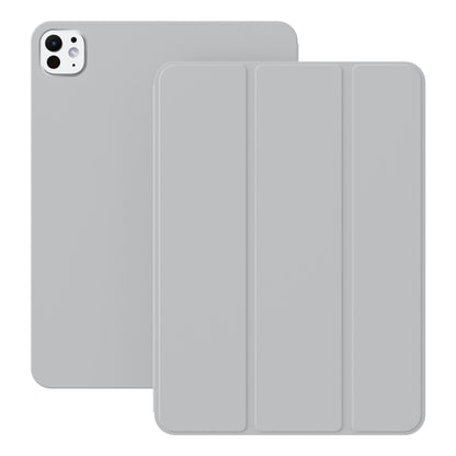 For iPad Pro 13 2024 Ultra-thin Double-sided Clip Magnetic Smart Tablet Case(Grey) - iPad Pro 13 2024 Cases by PMC Jewellery | Online Shopping South Africa | PMC Jewellery | Buy Now Pay Later Mobicred