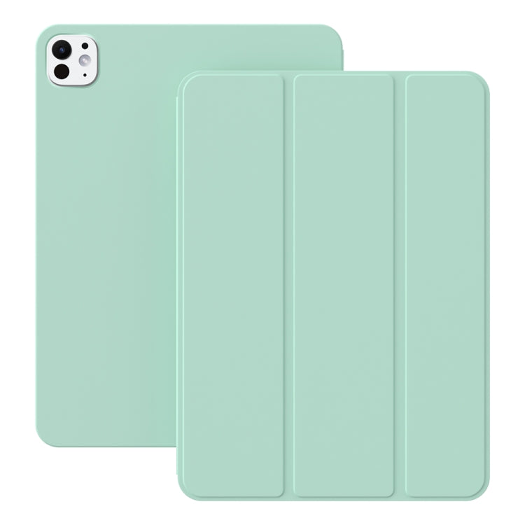 For iPad Pro 13 2024 Ultra-thin Double-sided Clip Magnetic Smart Tablet Case(Mint Green) - iPad Pro 13 2024 Cases by PMC Jewellery | Online Shopping South Africa | PMC Jewellery | Buy Now Pay Later Mobicred