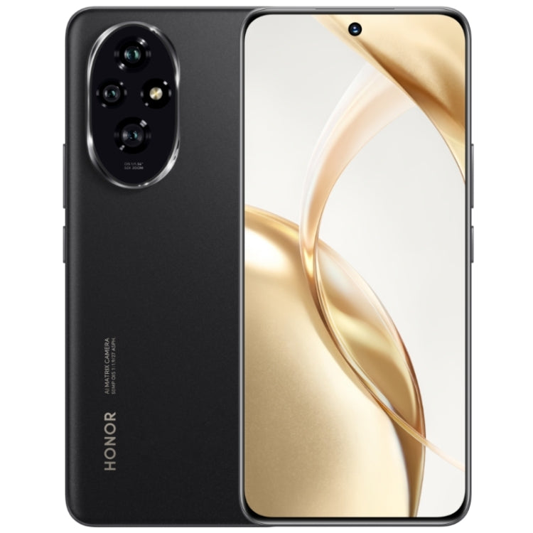Honor 200, 12GB+256GB, Screen Fingerprint Identification, 6.7 inch MagicOS 8.0 Snapdragon 7 Gen 3 Octa Core, Network: 5G, NFC, OTG(Black) - free shipping - PMC Jewellery - Order now!