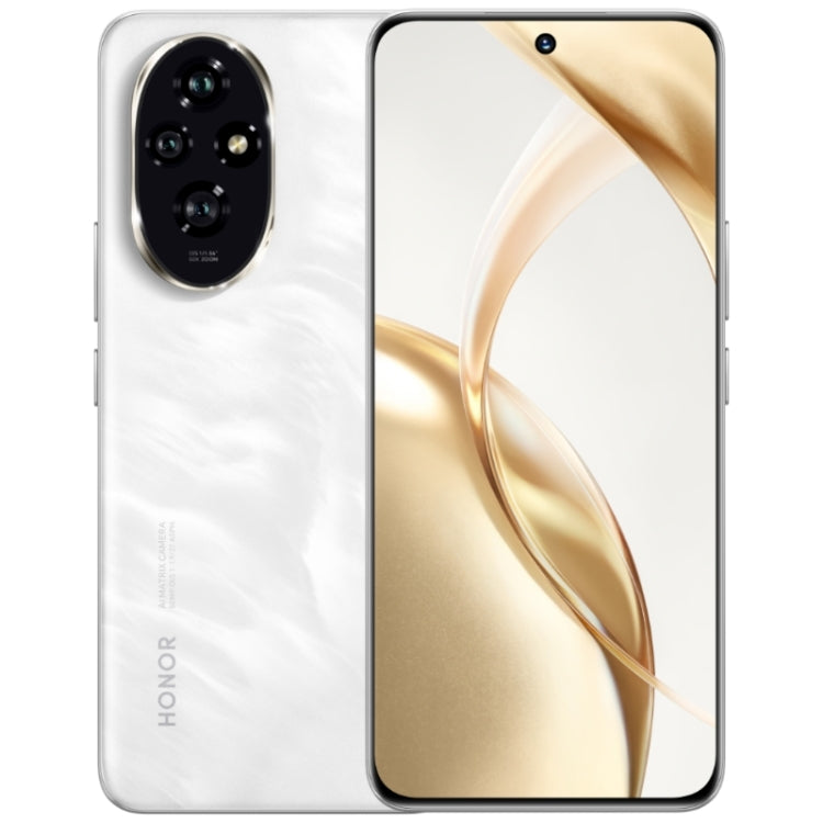 Honor 200, 12GB+512GB, Screen Fingerprint Identification, 6.7 inch MagicOS 8.0 Snapdragon 7 Gen 3 Octa Core, Network: 5G, NFC, OTG(Silver White) - free shipping - PMC Jewellery - Order now!